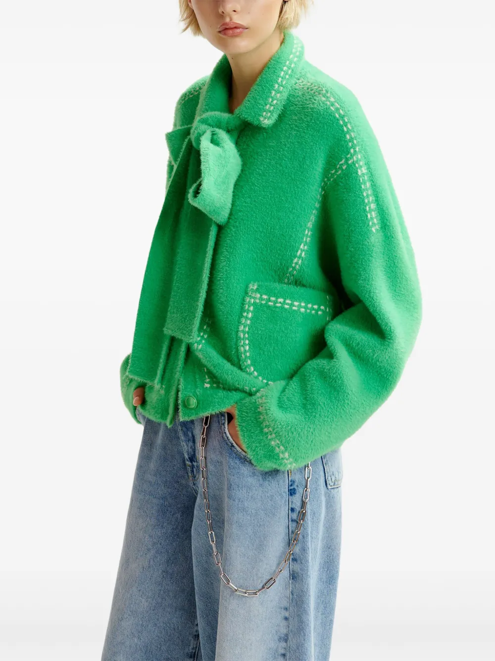Essentiel Antwerp Hoops vest Groen
