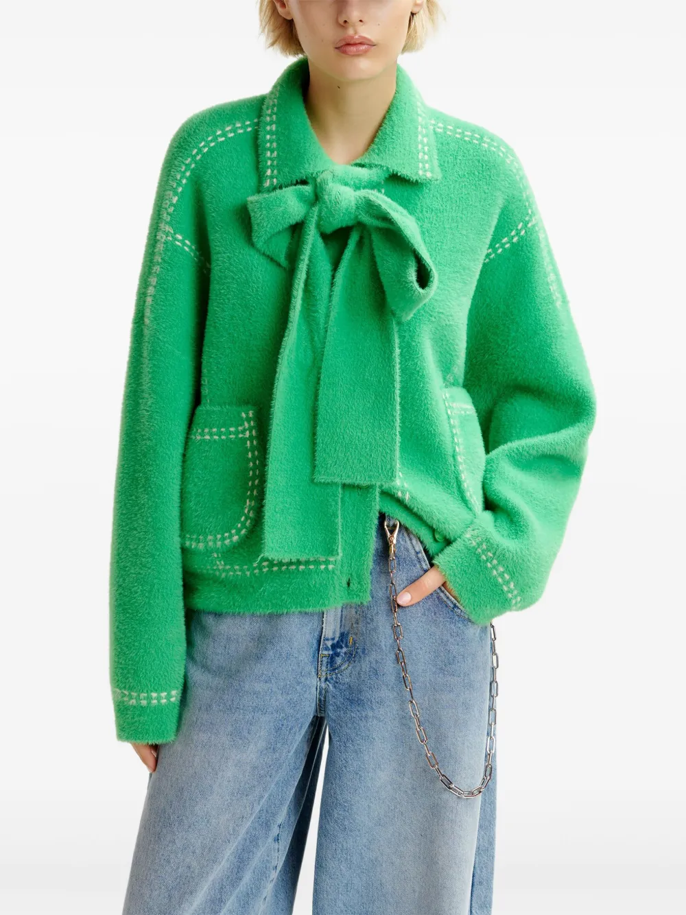 Essentiel Antwerp Hoops vest Groen