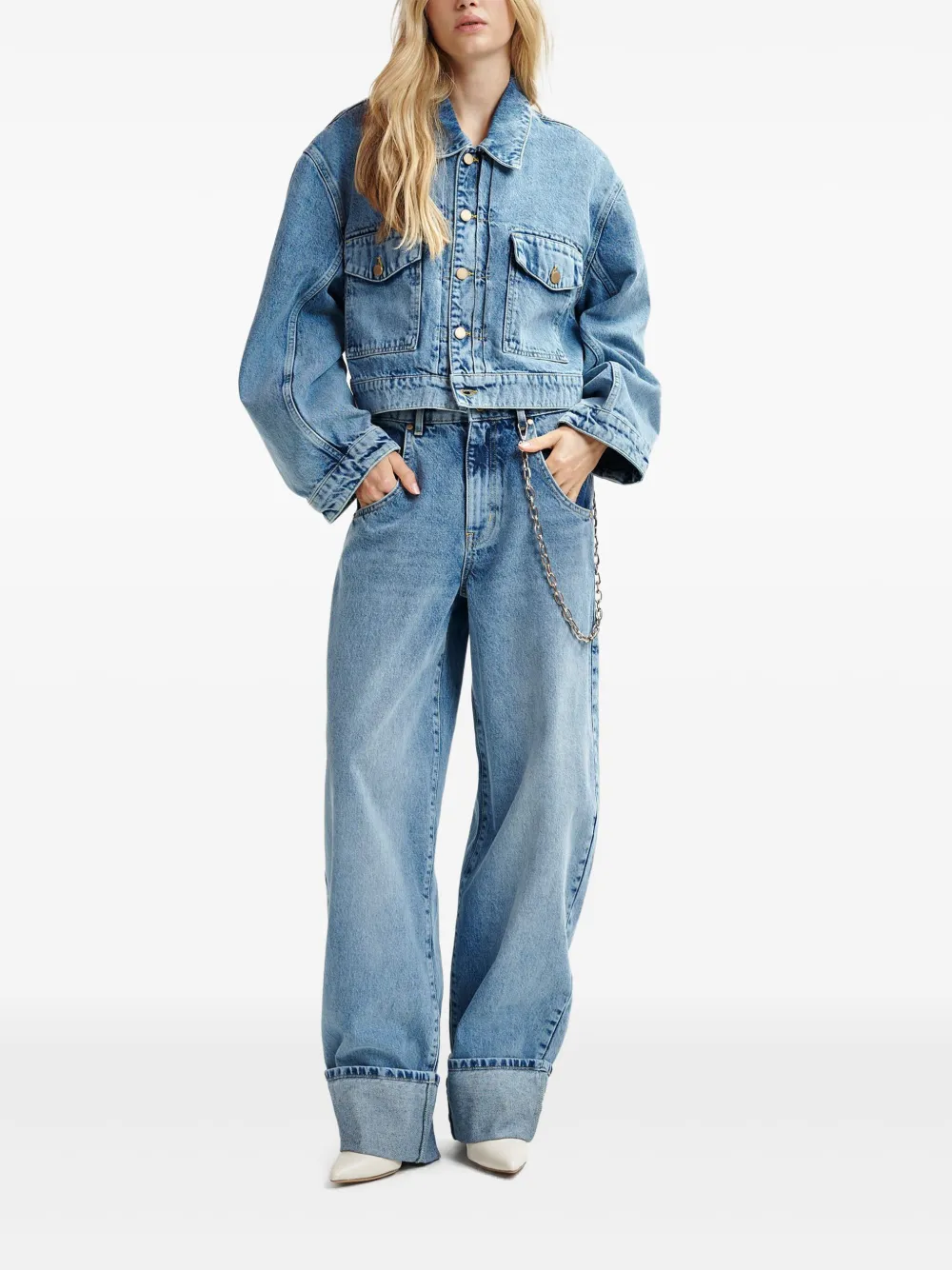 Essentiel Antwerp Huge jeans - Blauw