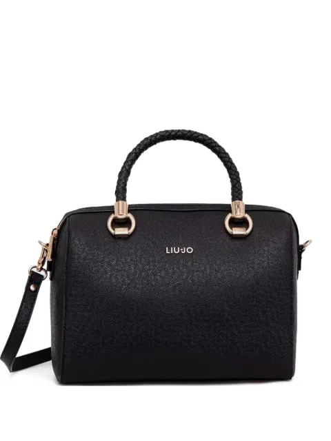 LIU JO braided-handle tote bag
