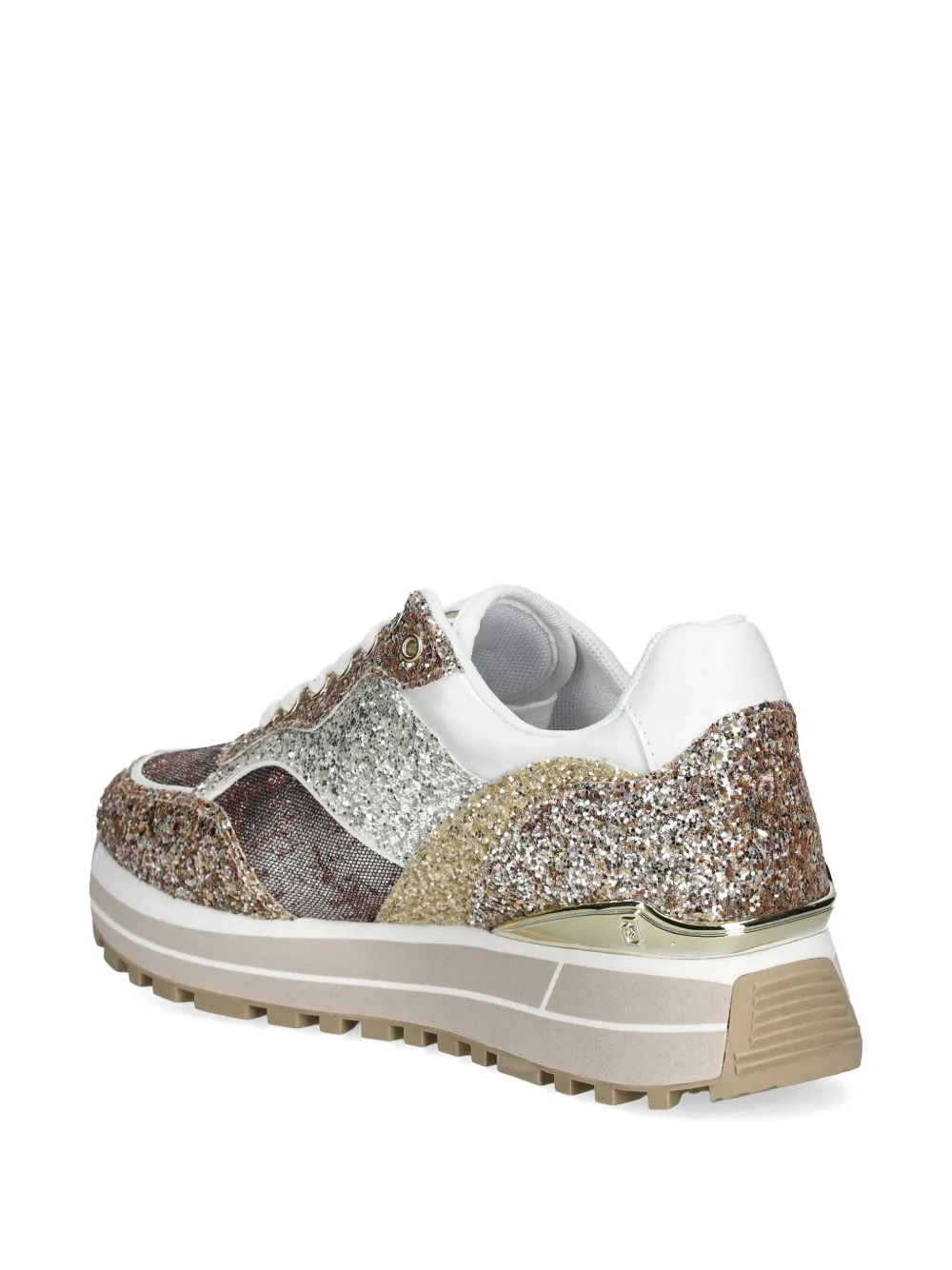 LIU JO glitter sneakers Gold