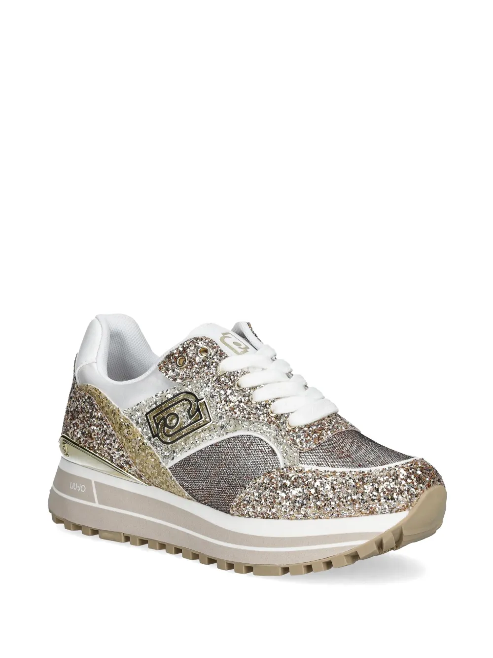 LIU JO glitter sneakers - Goud