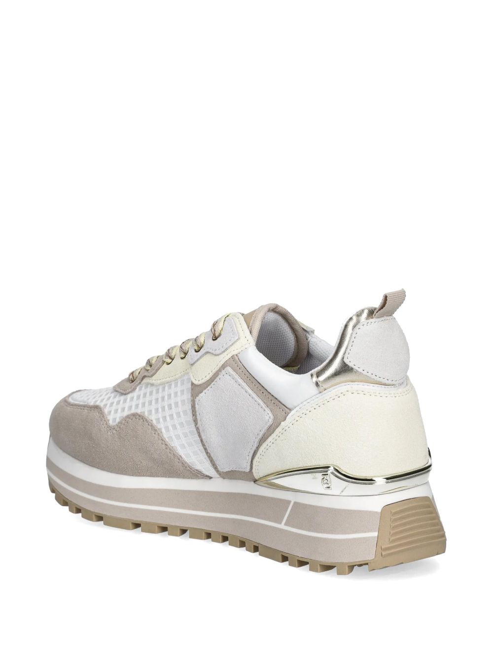 LIU JO leather platform sneakers Wit