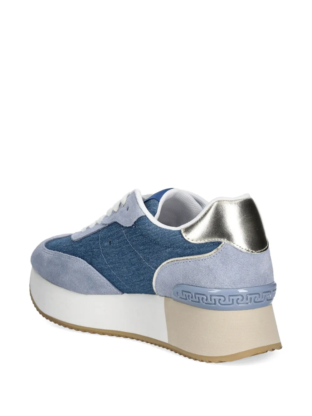 LIU JO denim platform sneakers Blue