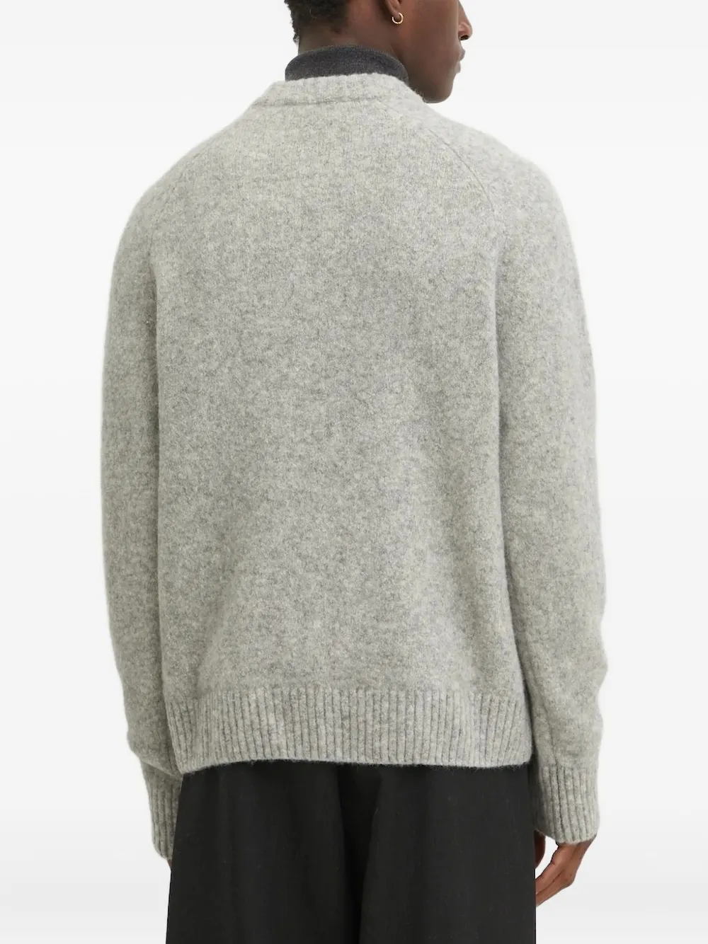 Les Deux raglan-sleeve wool sweater - Grijs