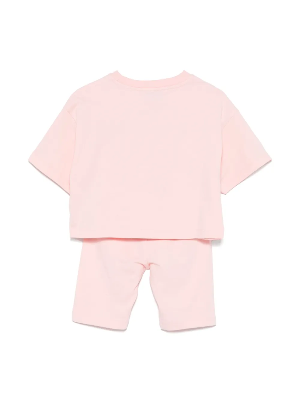 Moschino Kids Teddy Bear-print shorts set - Roze