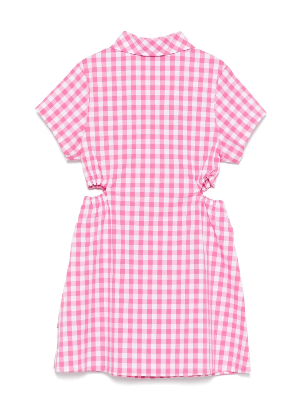 Moschino Kids Jurk met gingham ruit - Roze