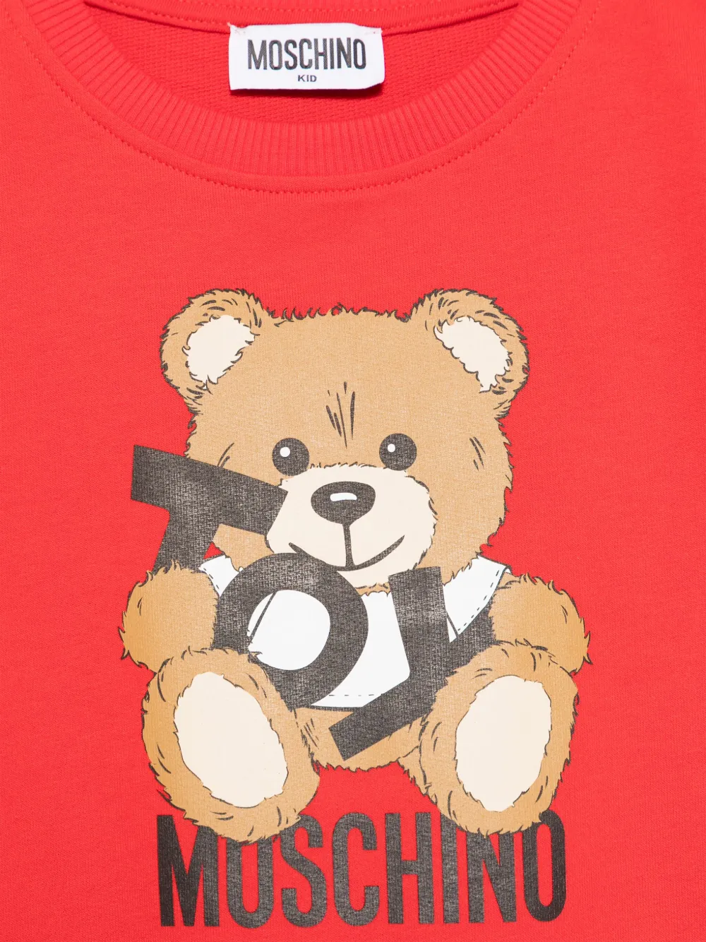 Moschino Kids Jurk met teddybeerprint 50109