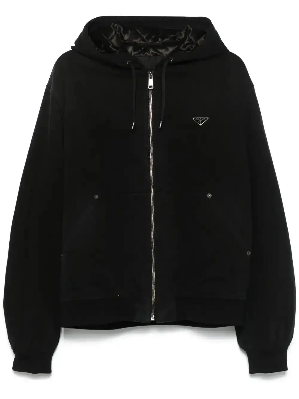 denim hooded jacket
