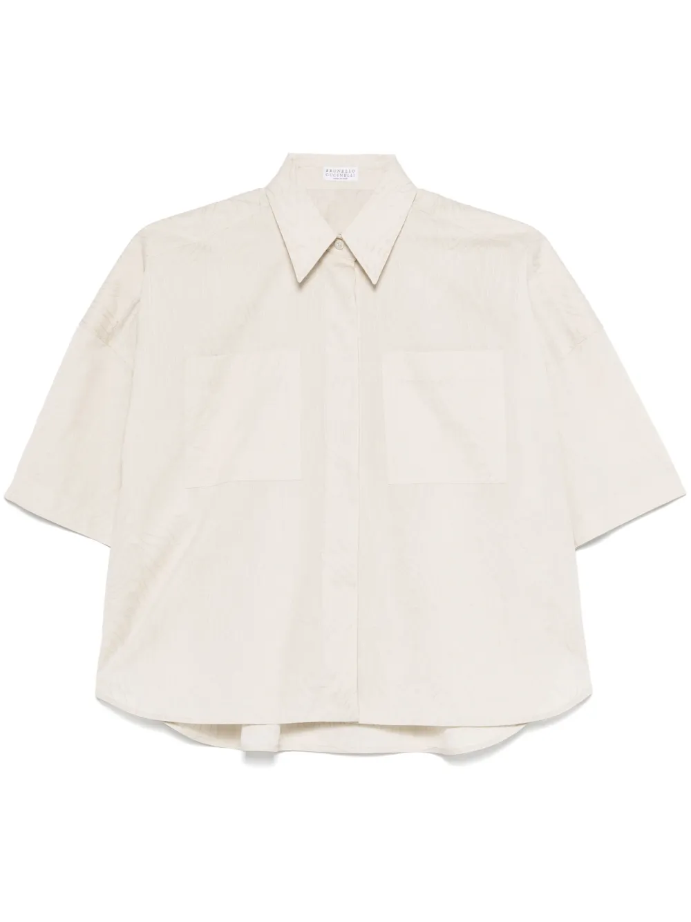 Brunello Cucinelli camisa con motivo gráfico | neutro | Image 1