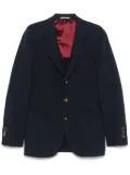 Brunello Cucinelli linen blazer - Blue