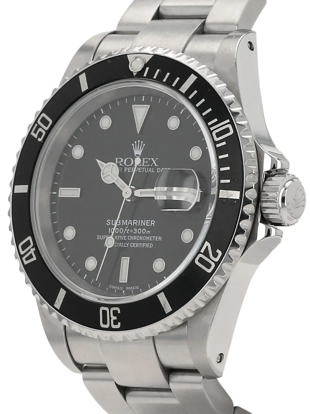 Rolex 2000 pre-owned Submariner Date 40mm - Zwart