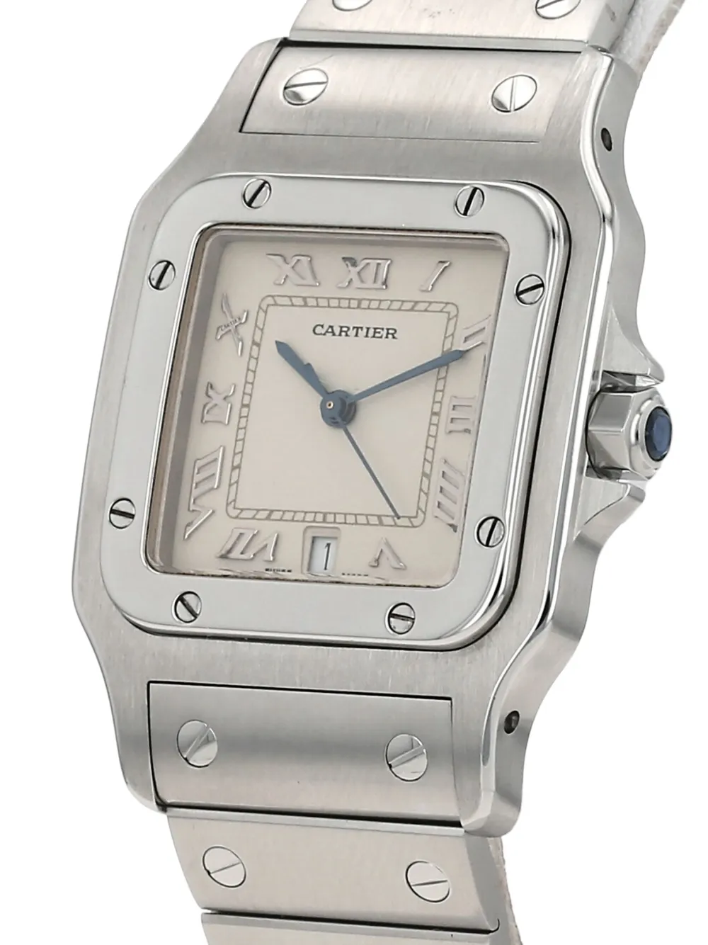 Cartier 1990s pre-owned Santos Galbée 29mm - Beige