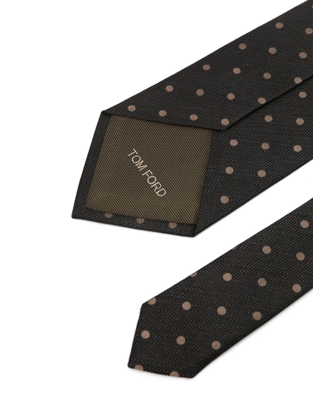 TOM FORD polka-dot tie - Bruin