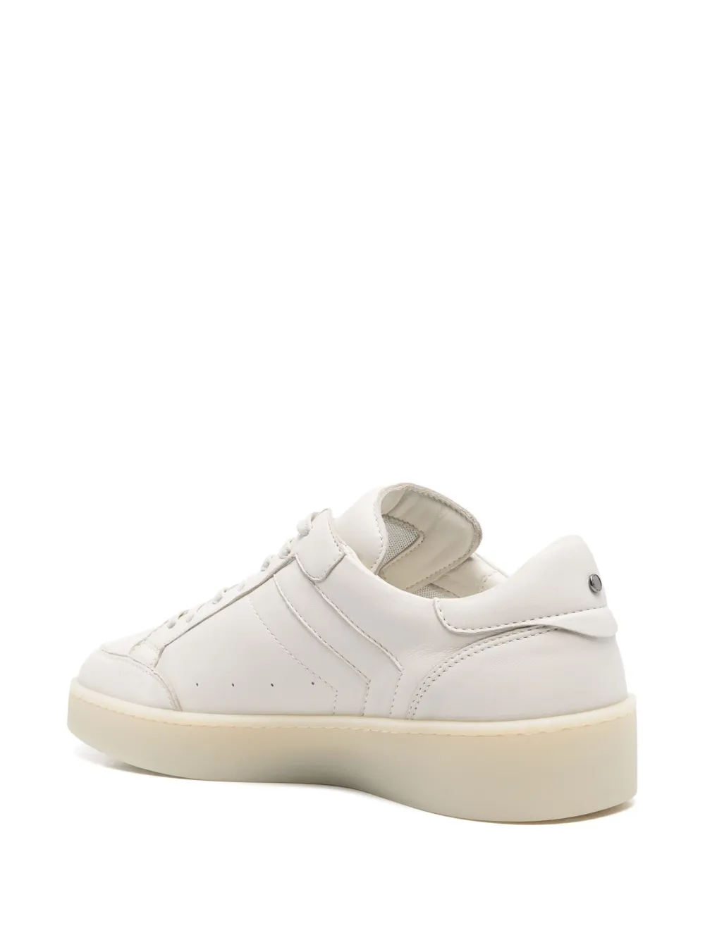 Canali leather sneakers Neutrals