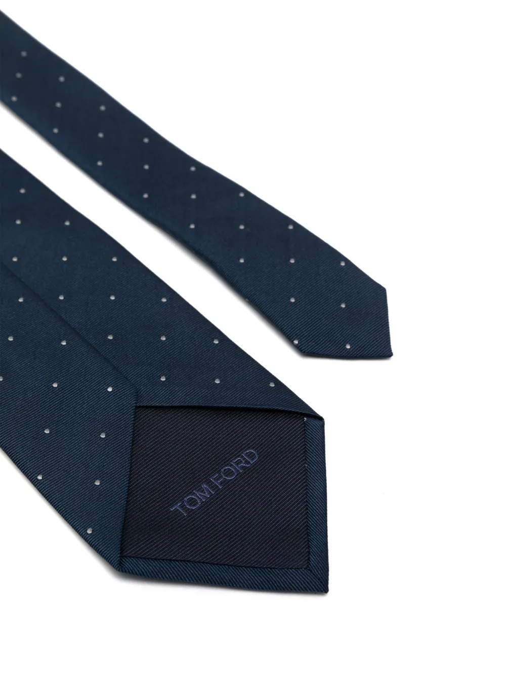 TOM FORD polka-dot tie - Blauw