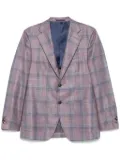 Caruso plaid-check blazer - Purple