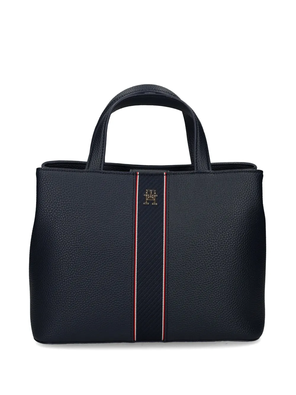 TOMMY HILFIGER LOGO-PLAQUE TOTE BAG