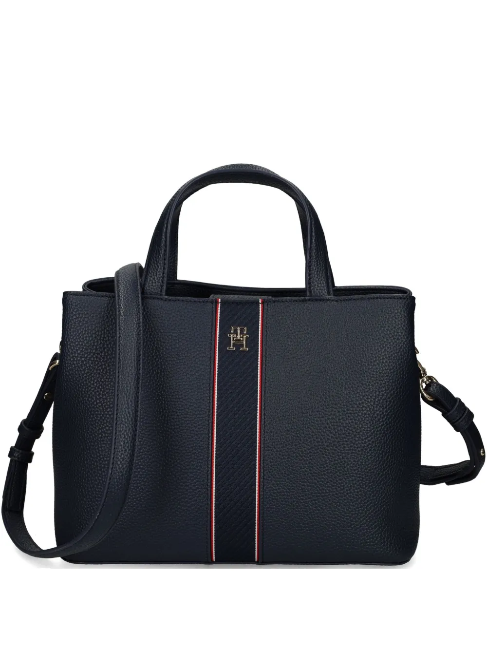 TOMMY HILFIGER LOGO-PLAQUE TOTE BAG