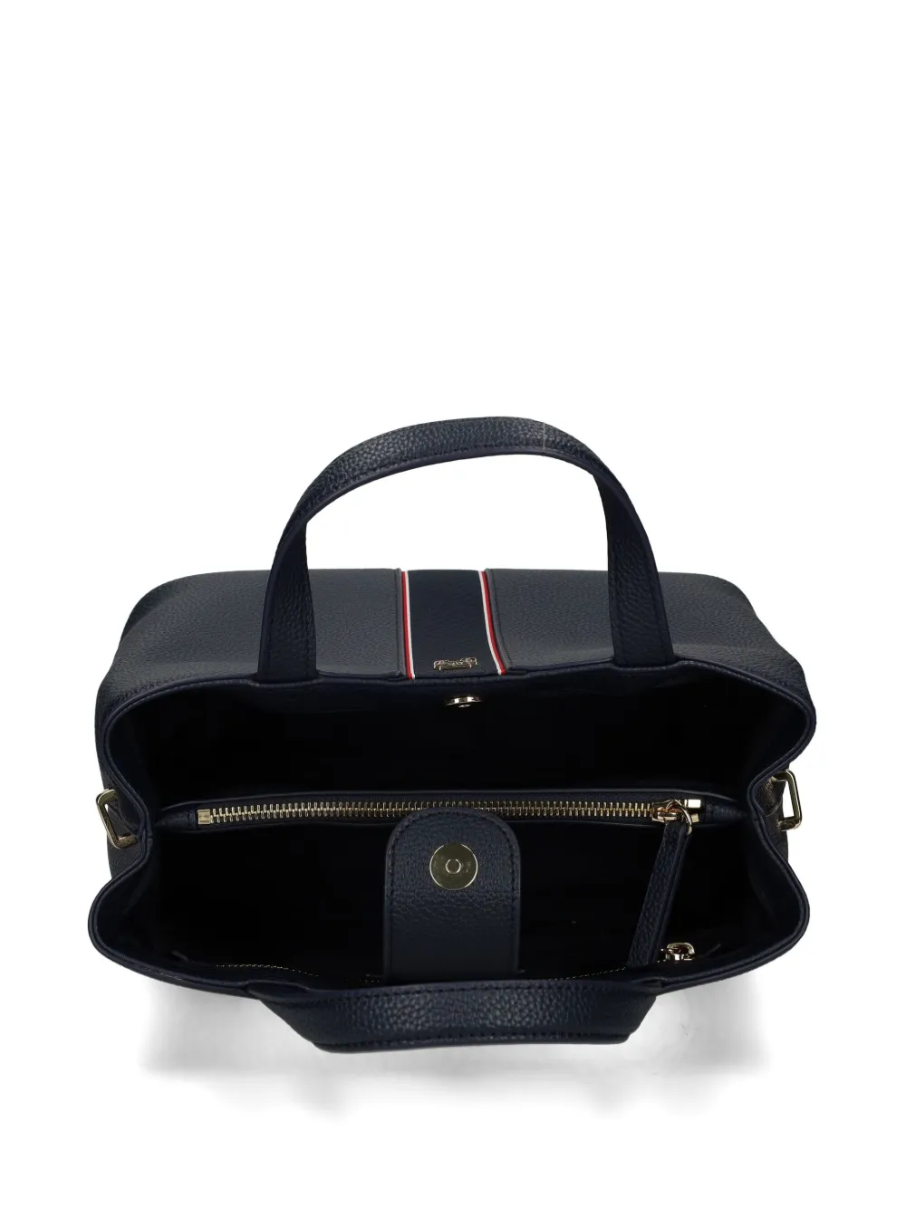 TOMMY HILFIGER LOGO-PLAQUE TOTE BAG