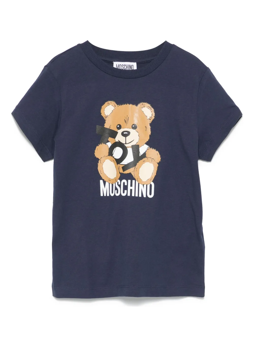 Moschino Kids Teddy Bear-print T-shirt | Blue | Image 1