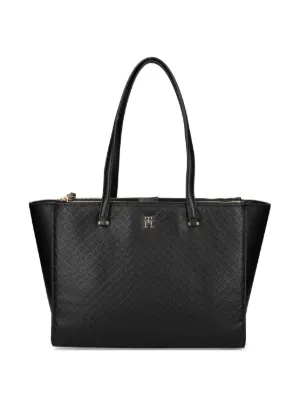 Tory Burch Small T Monogram Zip Tote Bag | Black | FARFETCH CA Tory Burch Small T Monogram Zip Tote Bag | Black | FARFETCH CA