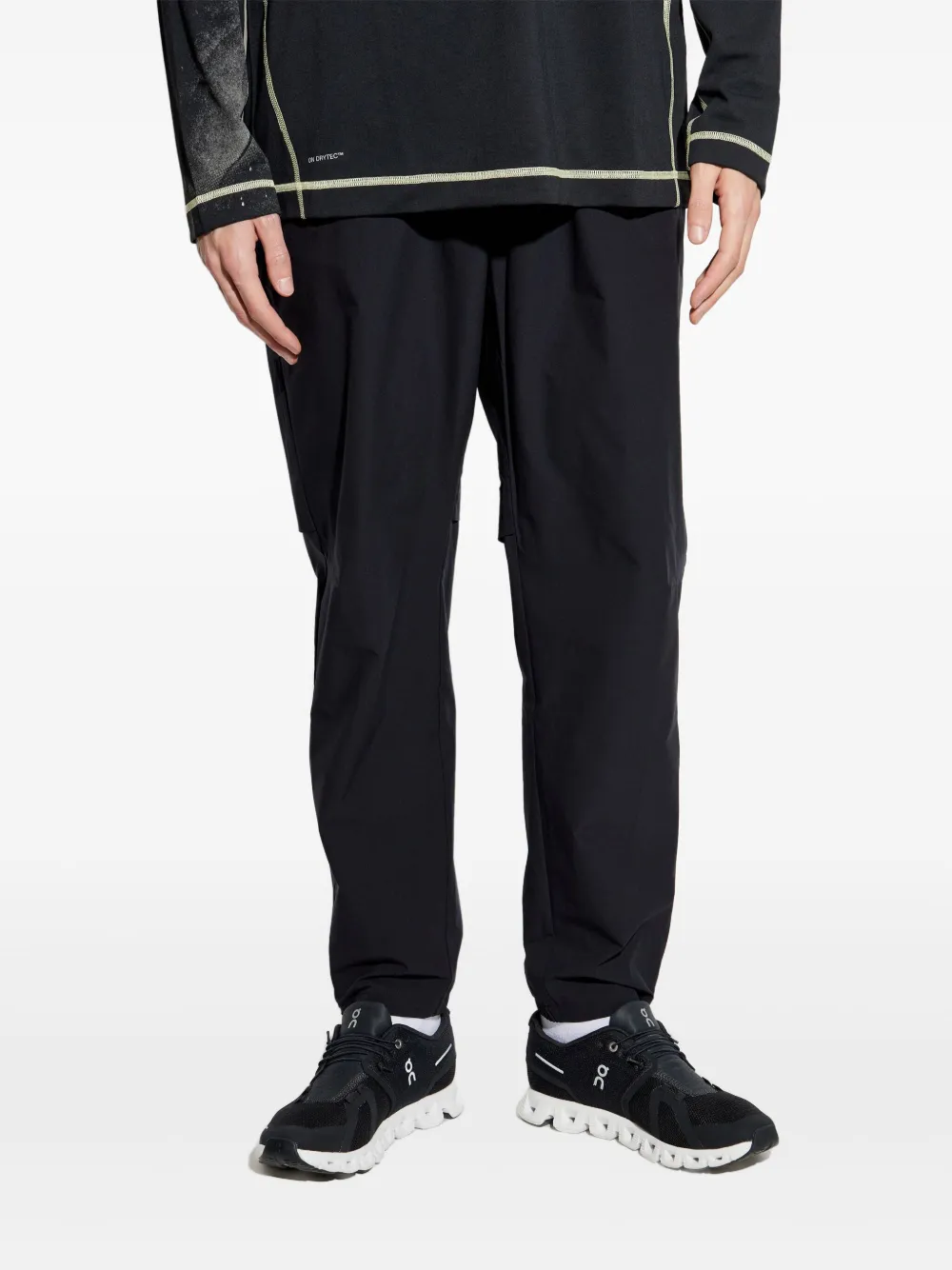 On Running Core performane track trousers - Zwart