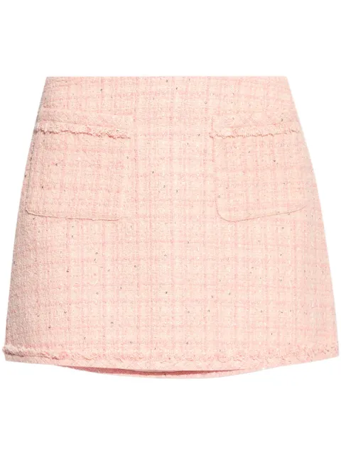 LoveShackFancy tweed skirt