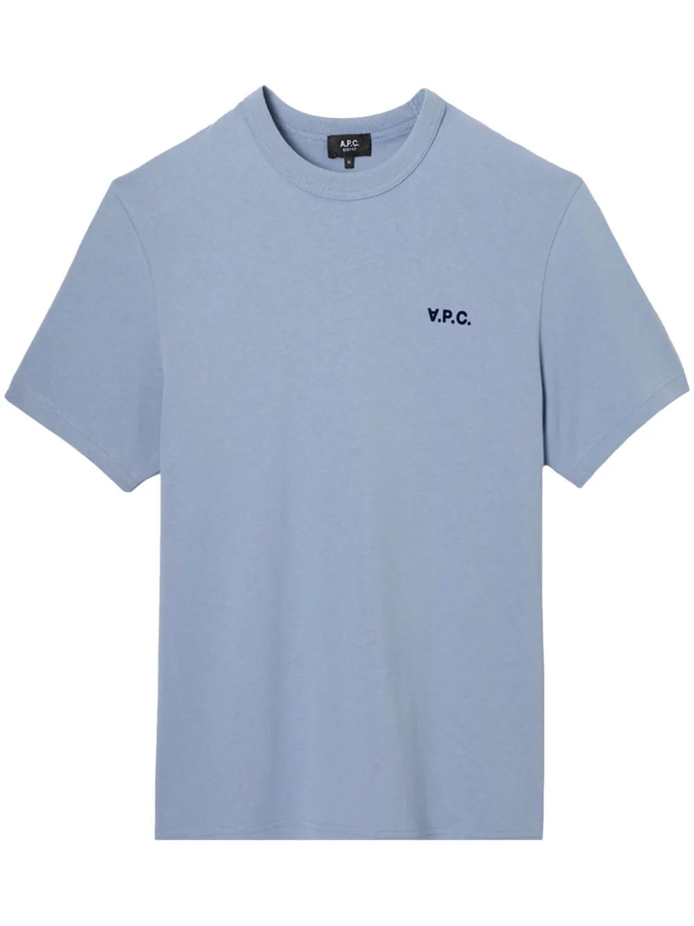 A.P.C. T-shirt met logodetail Blauw