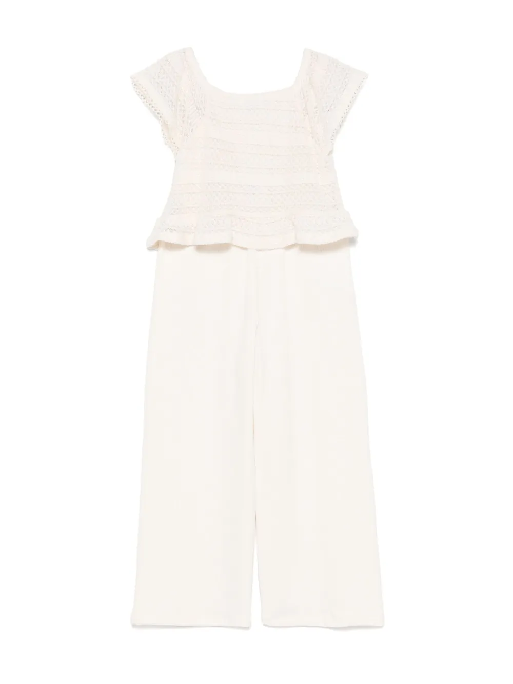 Mayoral Jumpsuit met vlakken Beige