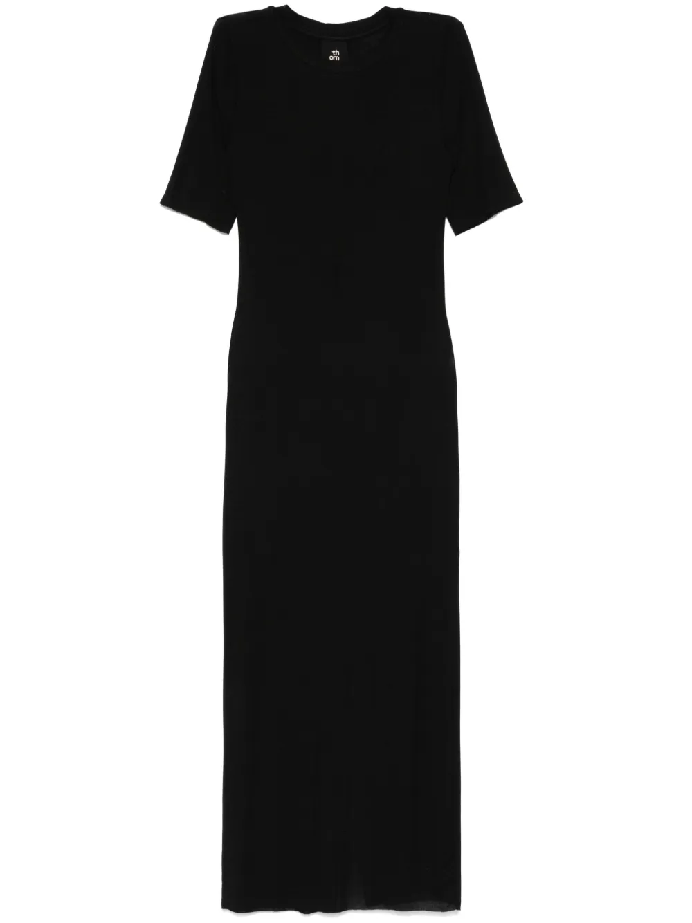 ribbed maxi dress
