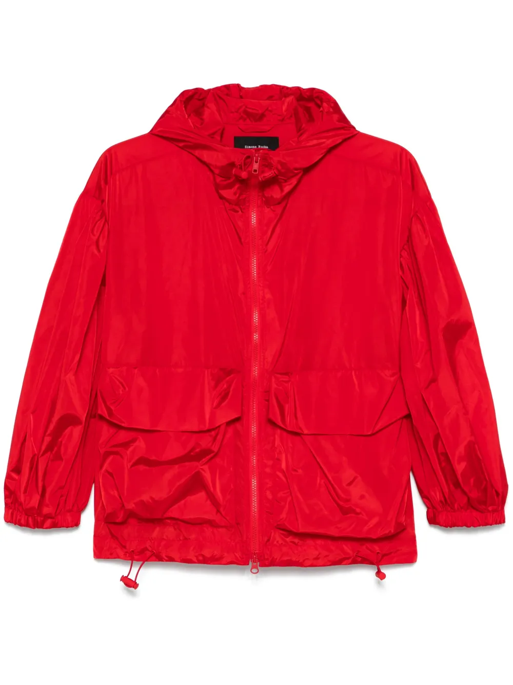 Simone Rocha Jack met capuchon Rood