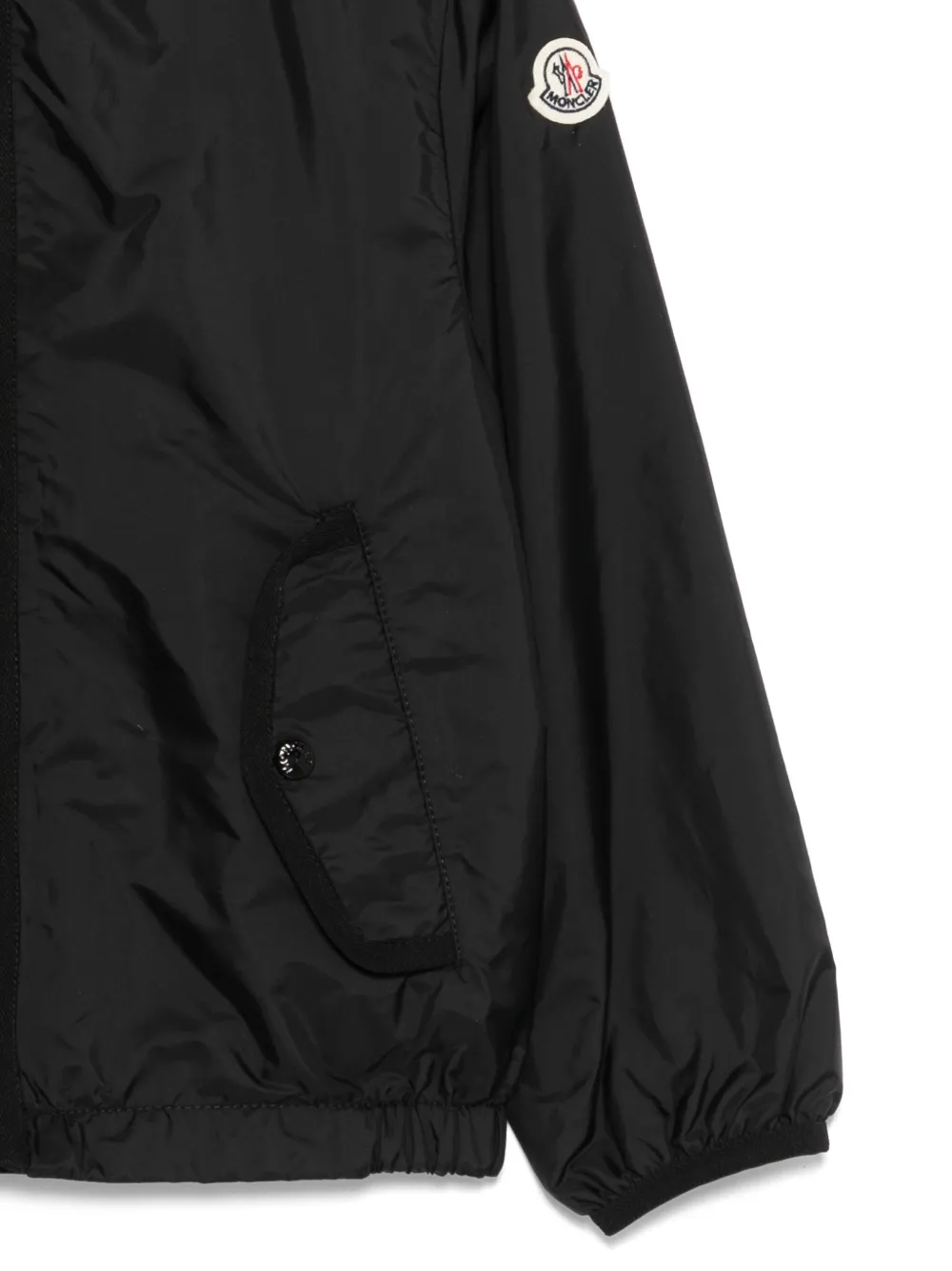 Moncler Enfant Jack met capuchon Zwart