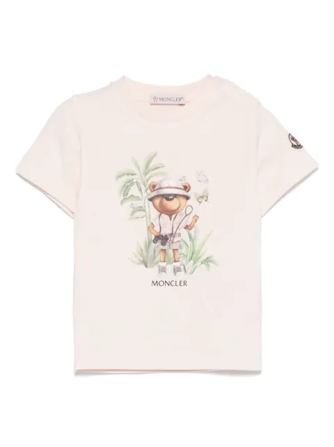 Moncler Enfant playera con motivo Teddy Bear