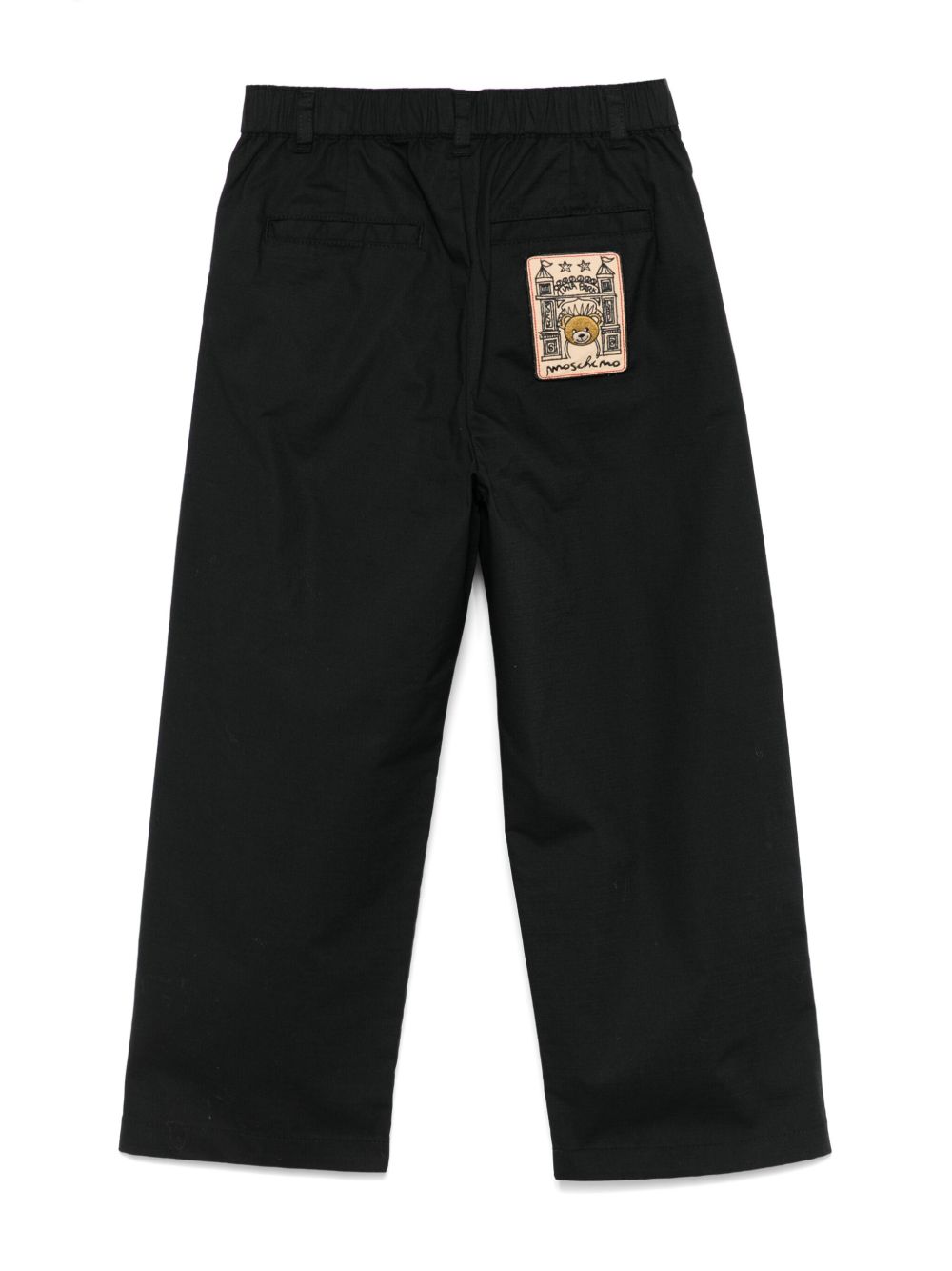 Moschino Kids ripstop trousers - Zwart