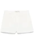 Blumarine floral-appliqué shorts - White