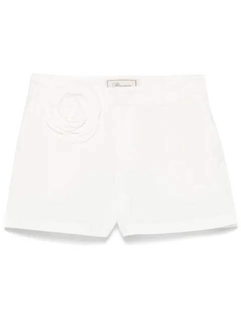 Blumarine shorts con aplique floral