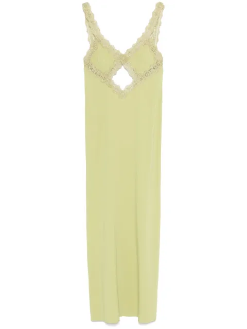 Blumarine corded-lace maxi dress