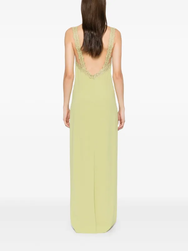 【関税&送料込】Blumarine Dresses Green Mid-length dress Blumarine Green size 46 IT in Synthetic