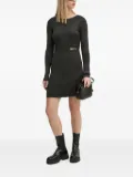 Karl Lagerfeld Jeans open-back glitter mini dress - Black
