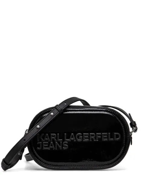 Karl Lagerfeld Jeans logo-embossed cross body bag