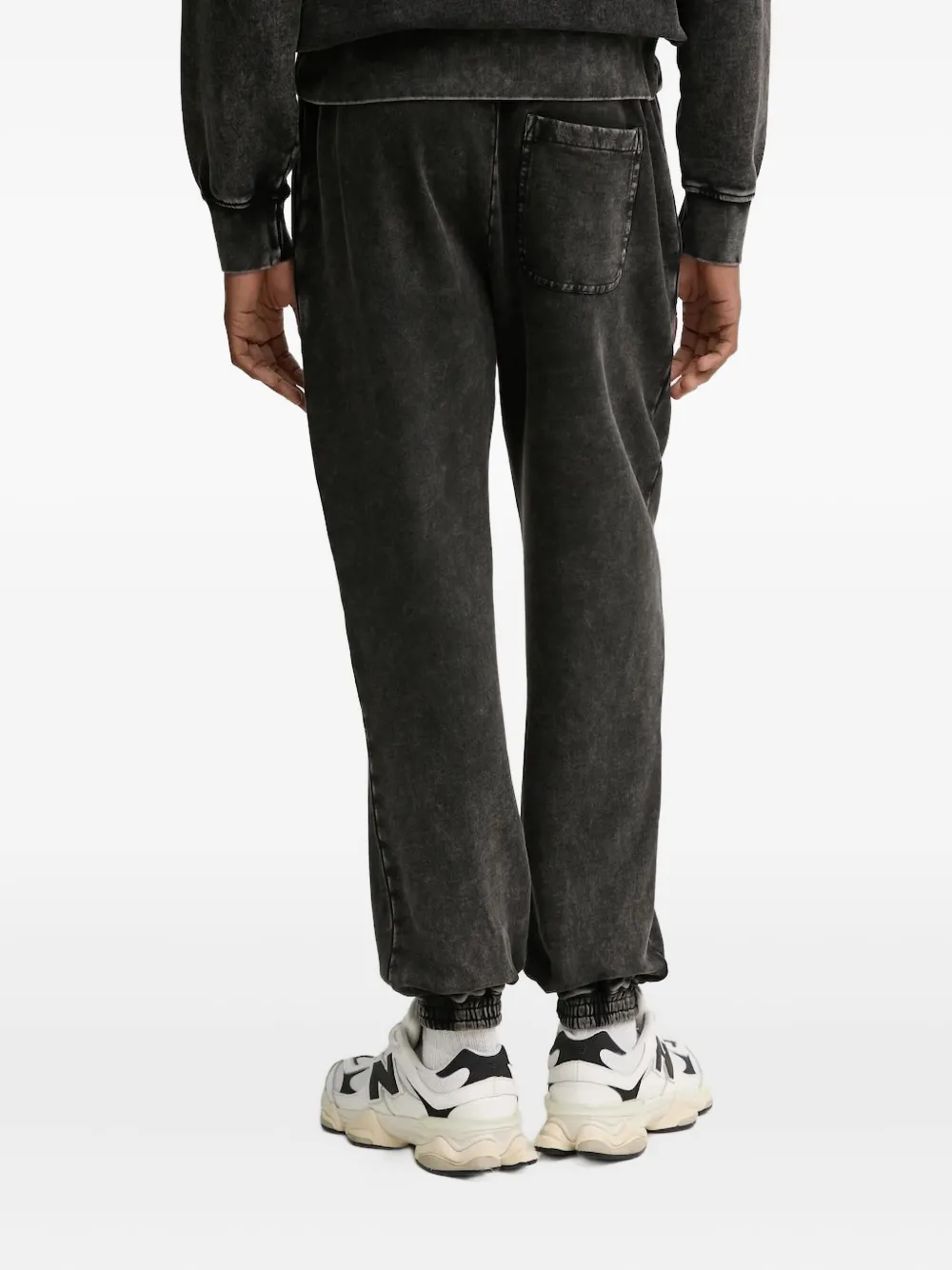 Karl Lagerfeld Jeans logo-embroidered track pants - Zwart