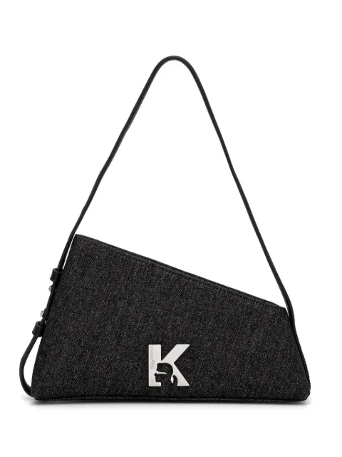 Karl Lagerfeld Jeans Geo denim shoulder bag 