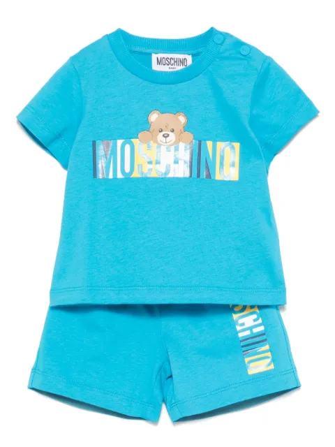 Moschino Kids Teddy Bear-print shorts set