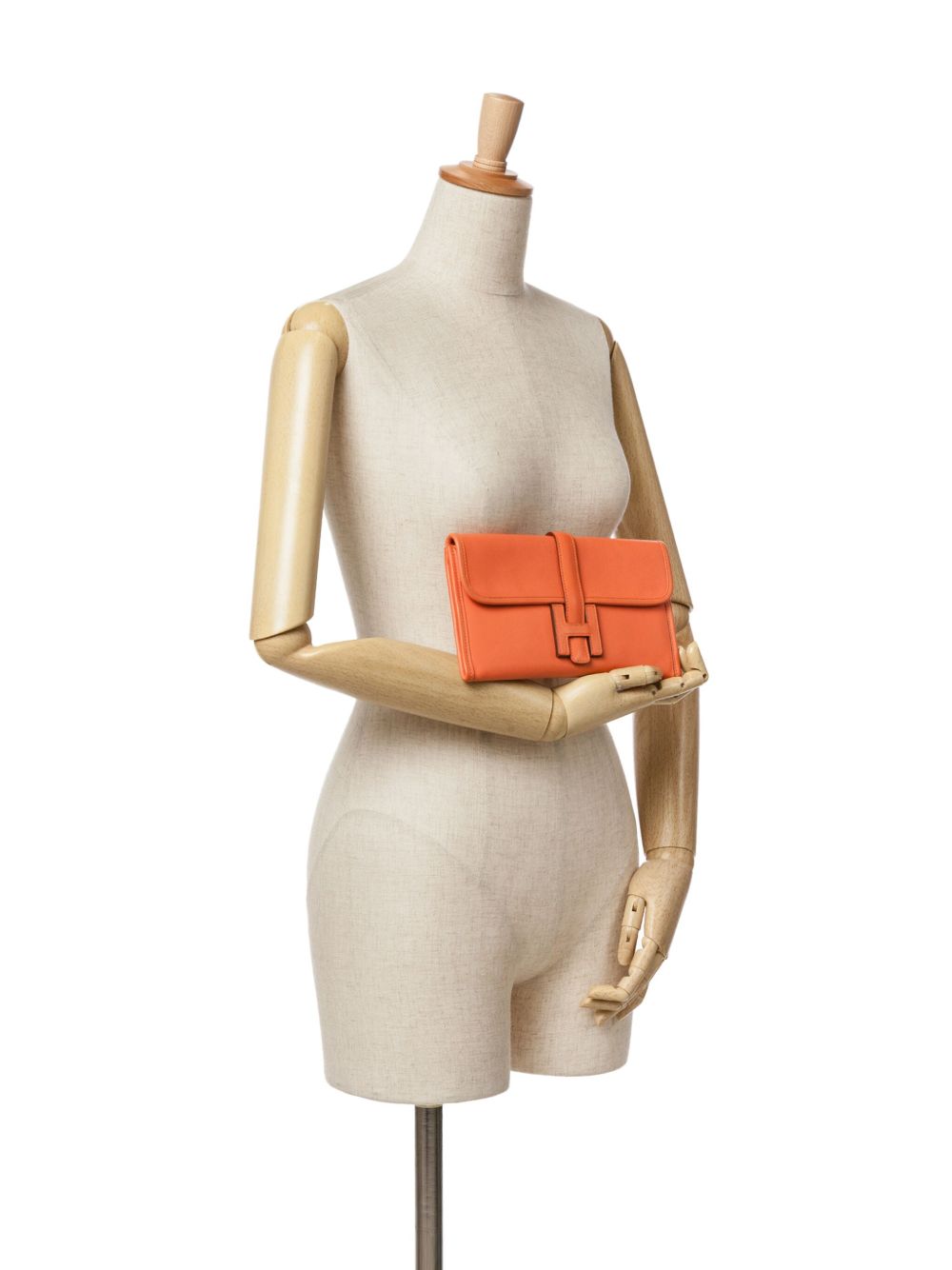 Hermès Pre-Owned 2013 Swift Jige Duo clutch - Oranje