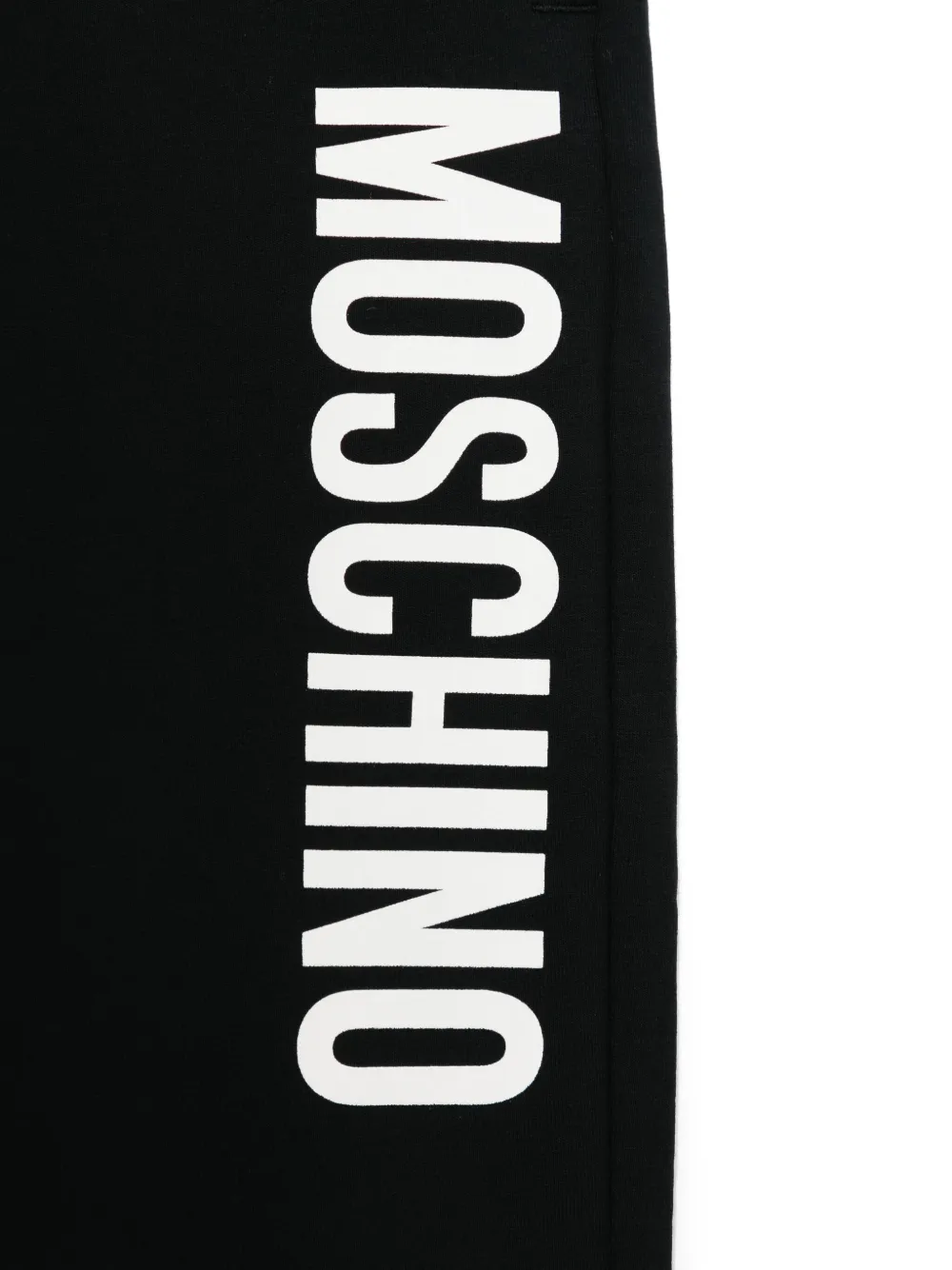 Moschino Kids Trainingsbroek met logoprint Zwart