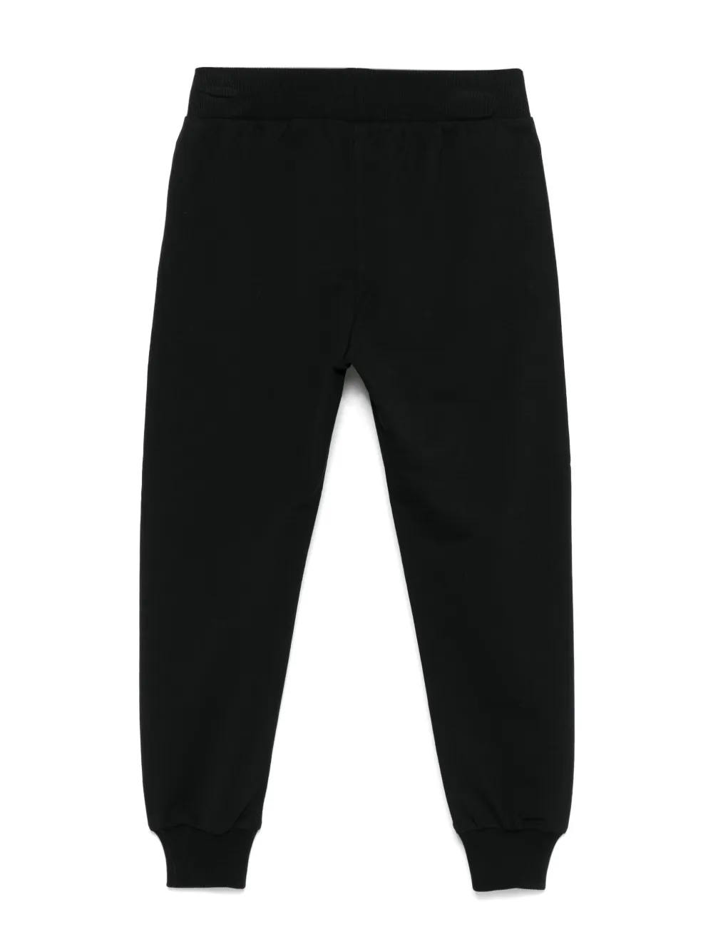 Moschino Kids Trainingsbroek met logoprint Zwart