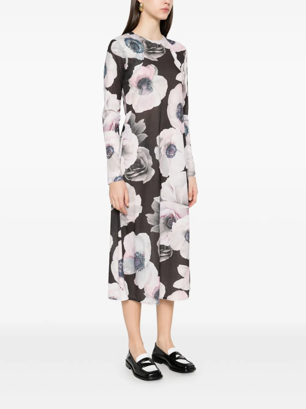 Stine Goya Maxi-jurk met ronde hals Roze