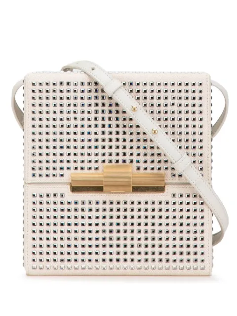 Bottega Veneta Pre-Owned 2000-2024 Crystal Embellished Canvas Daisey crossbody bag
