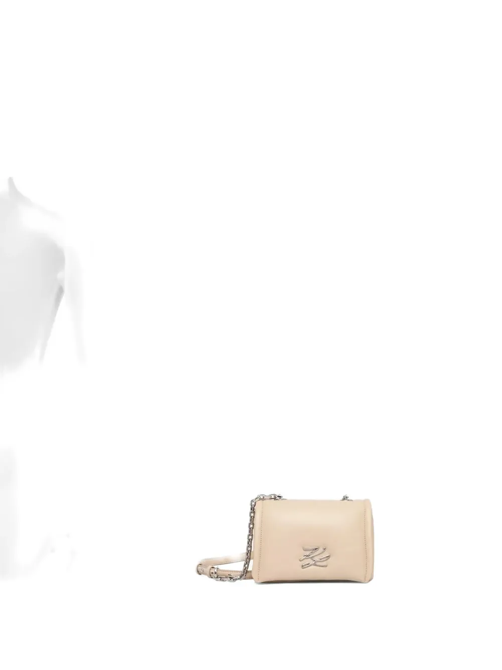 Karl Lagerfeld K/autograph Chain-strap Flap Bag In Neutral